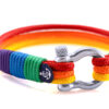 Brățară nautică din sfoară PRIDE CNB #5151 - imagine 2